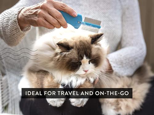 Show full view: Gou Gou Pets Foldable Grooming Comb for Dog, Cat, & Horse Tool, 1 slide 3 of 6