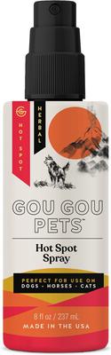 Show full view: Gou Gou Pets Hot Spot Spray for Dog, Cat & Horse, 8-fl oz bottle, 1 slide 1 of 8