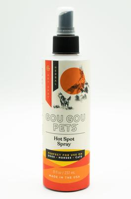 Show full view: Gou Gou Pets Hot Spot Spray for Dog, Cat & Horse, 8-fl oz bottle, 1 slide 3 of 8