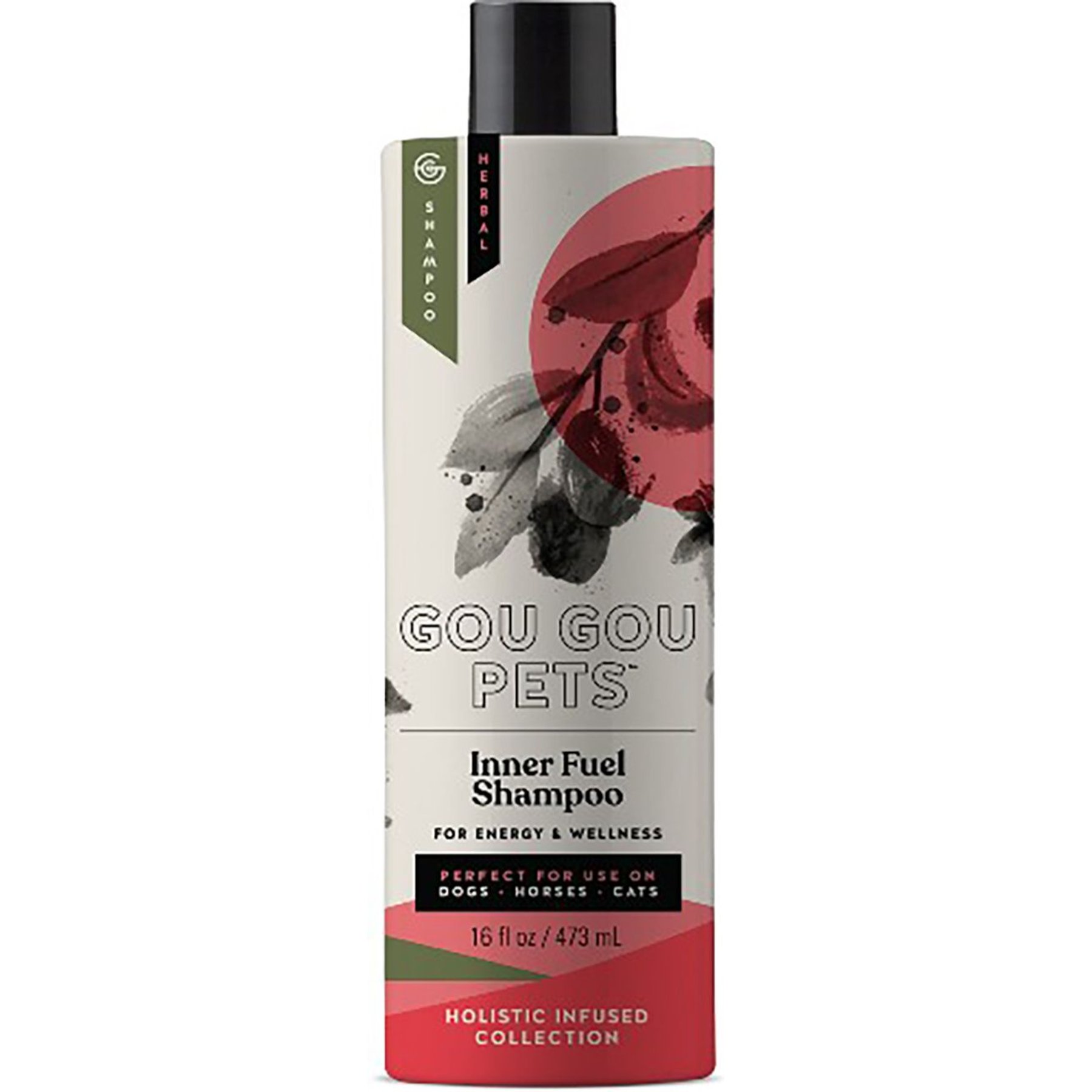 Gou Gou Pets Inner Fuel & Energy Boosting Dog & Cat Shampoo, 16-fl oz bottle