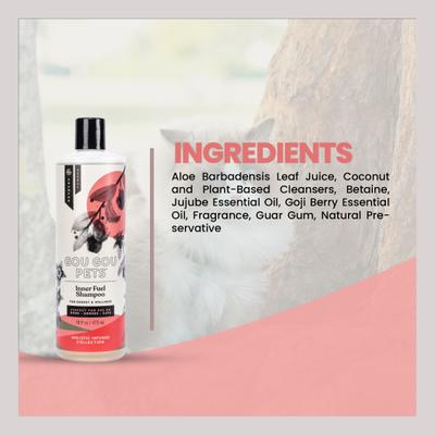 Show full view: Gou Gou Pets Inner Fuel & Energy Boosting Dog & Cat Shampoo, 16-oz bottle, 1 slide 2 of 8