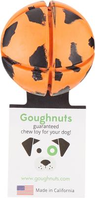 Show full view: GoughNuts Interactive Ball Dog Toy, Orange slide 3 of 6