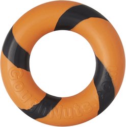 GoughNuts Lite Bite Dog Toy, Orange, 3-in