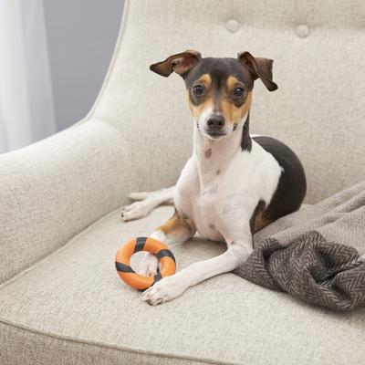 Show full view: GoughNuts Lite Bite Dog Toy, Orange, 3-in slide 2 of 5