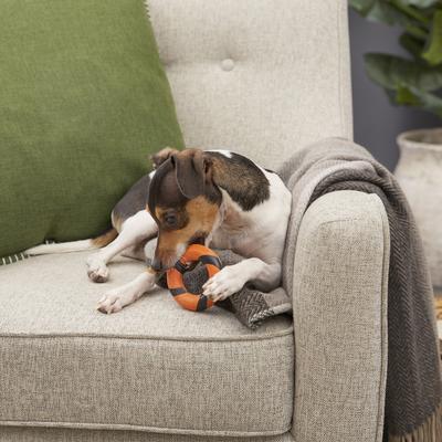 Show full view: GoughNuts Lite Bite Dog Toy, Orange, 3-in slide 3 of 5