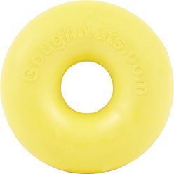 GoughNuts Ring Dog Toy, Yellow, Small