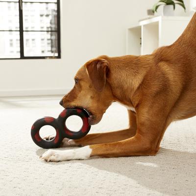 Show full view: GoughNuts Tug Dog Toy, 9-in, Black slide 3 of 6