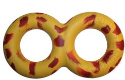 GoughNuts Tug Dog Toy, 9-in, Yellow