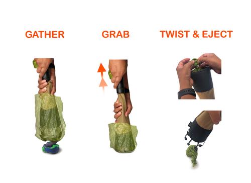 Show full view: Grab-N-Gone Sport No Mess Portable Dog Pooper Scooper, 17-in slide 5 of 9