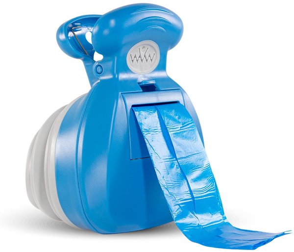 Grand Fusion Clean Hands Dog Poop Scoop, Blue