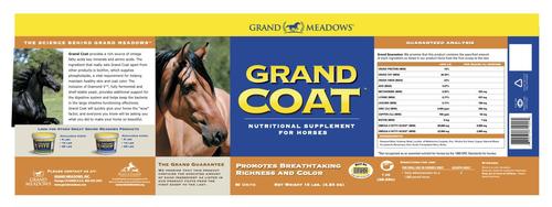 Show full view: Grand Meadows Grand Coat Nutritional Powder Horse Supplement, 10-lb tub slide 2 of 8