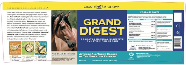Grand Meadows Grand Digest Powder Horse Supplement