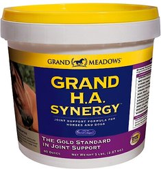 Grand Meadows Grand H.A. Synergy Joint Support Powder Dog & Horse Supplement, 5-lb tub