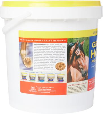 Show full view: Grand Meadows Grand Hoof Pellets + MSM Hoof Support Formula Horse Supplement, 10-lb tub slide 3 of 9
