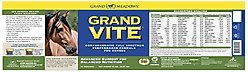 Grand Meadows Grand Vite Comprehensive Full Spectrum Performance Powder Horse Supplement, 5-lb tub slide 2 of 2