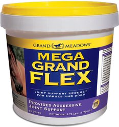 Grand Meadows Mega Flex Horse Supplement, 3.75-lb tub