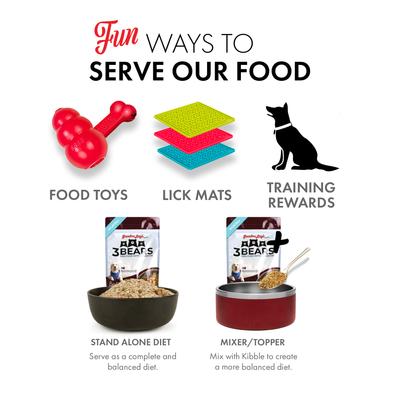 Show full view: Grandma Lucy's 3 Bears Beef Freeze-Dried Dog Food, 8-lb bag slide 7 of 10