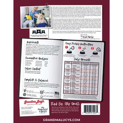 Show full view: Grandma Lucy's 3 Bears Beef Freeze-Dried Dog Food, 8-lb bag slide 3 of 10