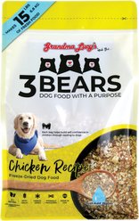 Grandma Lucy's 3 Bears Chicken Freeze-Dried Dog Food, 3-lb bag