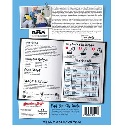 Show full view: Grandma Lucy's 3 Bears Fish Freeze-Dried Dog Food, 3-lb bag slide 3 of 11