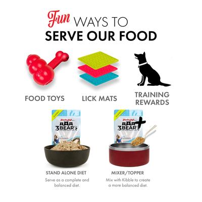 Show full view: Grandma Lucy's 3 Bears Fish Freeze-Dried Dog Food, 8-lb bag slide 7 of 11