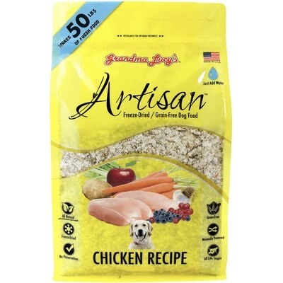 Grandma Lucy's Grandma Lucy's Chicken Freeze-Dried Dog Food, 10-lb (makes 55-lbs)