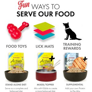 Grandma Lucy's Artisan Chicken Grain-Free Freeze-Dried Dog Food, 10-lb bag