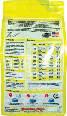 Show full view: Grandma Lucy's Artisan Chicken Grain-Free Freeze-Dried Dog Food, 1-lb bag slide 3 of 7