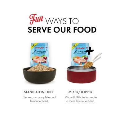 Show full view: Grandma Lucy's Artisan Grain-Free Chicken & Fish Freeze-Dried Cat Food, 1-lb bag slide 7 of 11