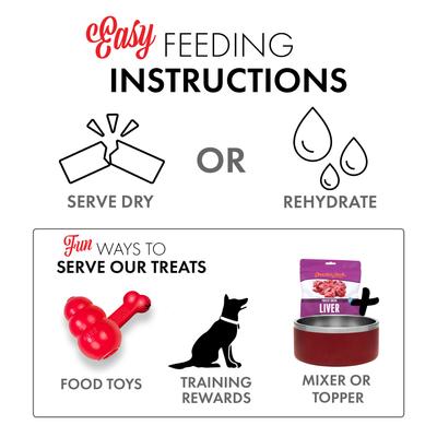 Show full view: Grandma Lucy's Freeze-Dried Singles Liver Dog & Cat Treats, 2.5-oz bag slide 6 of 10