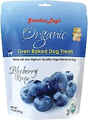 Grandma Lucy's Organic Blueberry Oven Baked Dog Treats, 14-oz bag slide 1 of 6