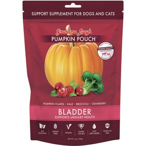 Grandma Lucy's Pumpkin Pouch Bladder Freeze-Dried Dog & Cat Food Topper, 6-oz bag
