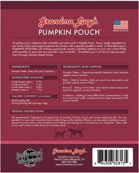 Grandma Lucy's Pumpkin Pouch Bladder Freeze-Dried Dog & Cat Food Topper, 6-oz bag slide 2 of 8