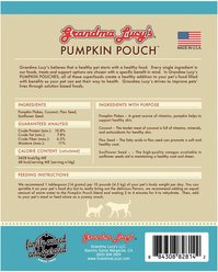 Grandma Lucy's Pumpkin Pouch Skin & Coat Freeze-Dried Dog & Cat Food Topper, 6-oz bag slide 2 of 8