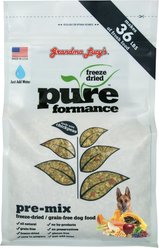 Grandma Lucy's Pureformance Grain-Free/Freeze-Dried Dog Food Pre-Mix, 8-lb bag
