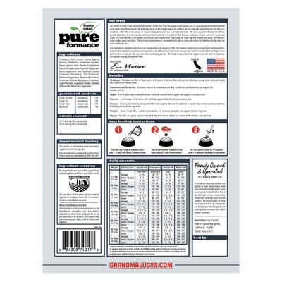 Show full view: Grandma Lucy's Pureformance Grain-Free/Freeze-Dried Dog Food Pre-Mix, 8-lb bag slide 3 of 12