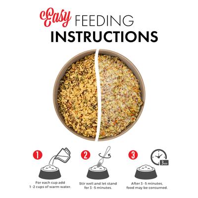 Show full view: Grandma Lucy's Pureformance Rabbit Grain-Free Freeze-Dried Dog Food, 3-lb bag slide 6 of 12