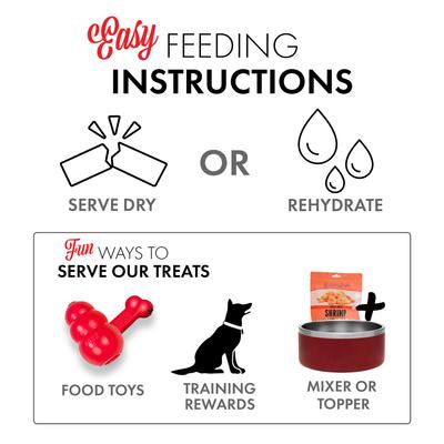 Show full view: Grandma Lucy's Shrimp Grain-Free Freeze-Dried Dog & Cat Treats, 0.65-oz bag slide 6 of 9