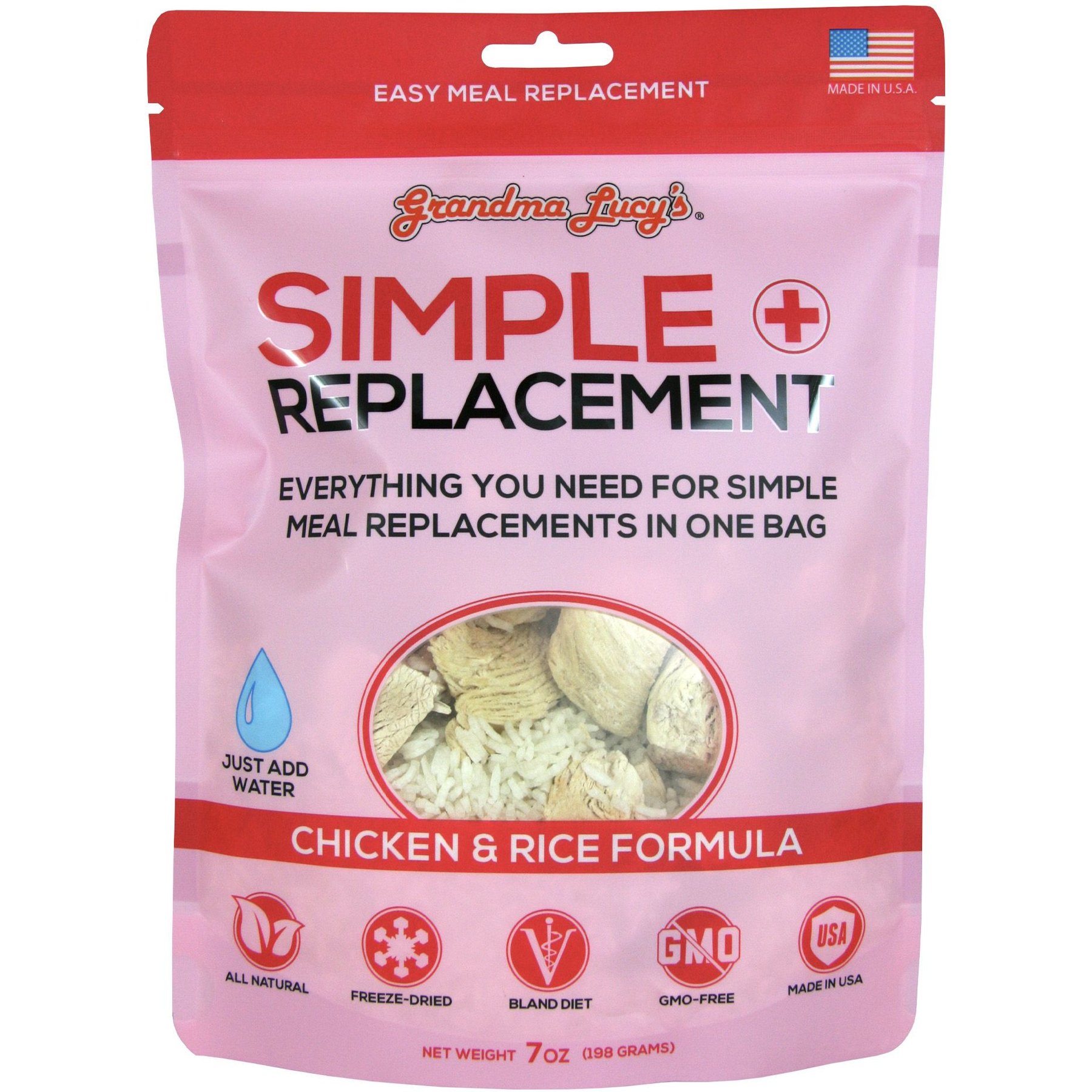 Grandma Lucy's Freeze-Dried Dog & Cat Meal Replacement, 7-oz jar