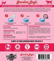 Grandma Lucy's Simple Replacement Anti-Diarrhea Freeze-Dried Dog & Cat Meal Replacement, 7-oz bag slide 2 of 8