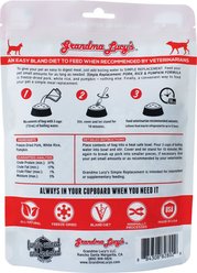 Grandma Lucy's Simple Replacement Pork, Rice & Pumpkin Formula Freeze-Dried Dog Food, 7-oz bag slide 2 of 3