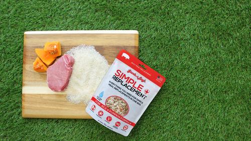 Show full view: Grandma Lucy's Simple Replacement Pork, Rice & Pumpkin Formula Freeze-Dried Dog Food, 7-oz bag slide 4 of 4