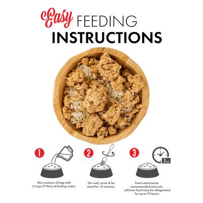 Show full view: Grandma Lucy's Simple Replacement Salmon & Rice Formula Freeze-Dried Dog Food, 7-oz bag slide 7 of 9