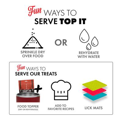 Show full view: Grandma Lucy's Top It Beef Stew Grain-Free Dry Dog & Cat Food Topping, 4-oz bag slide 6 of 10