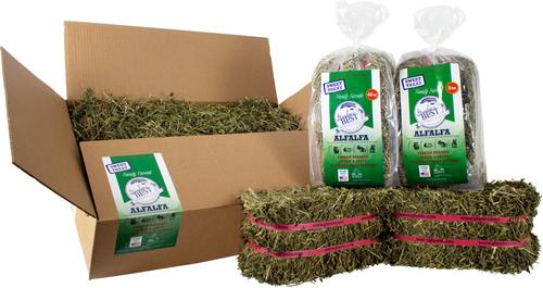 Show full view: Grandpa's Best Alfalfa Loose Boxed Hay Small Pet Food, 20-lb box slide 2 of 4