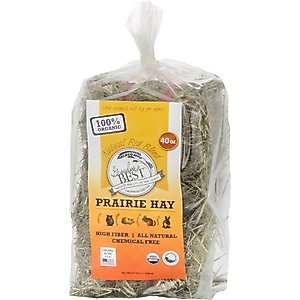Grandpa's Best Prairie Hay 100% Certified Organic Small Pet Food, 40-oz mini bale