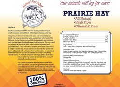 Grandpa's Best Prairie Hay 100% Certified Organic Small Pet Food, 40-oz mini bale slide 2 of 6