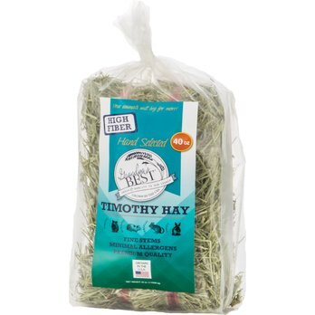 Grandpa's Best Alfalfa Hay – 40 Oz Bag, High Fiber, Low Protein For Small Pets
