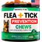 Show in main carousel: Grateful Pawz Flea & Tick Prevention Chew Supplement for Dogs, 120 count slide 1 of 7