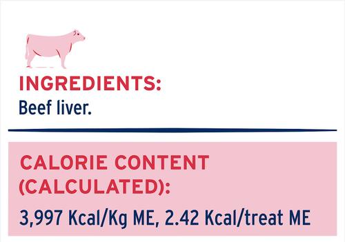 Show full view: Great Jack's Freeze-Dried Beef Liver Dog Treats, 1-oz bag slide 6 of 9